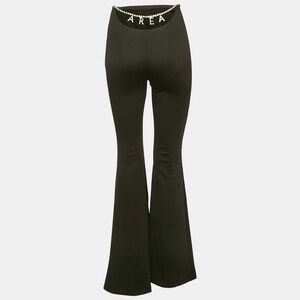AREA Elegant Black Flare Pants